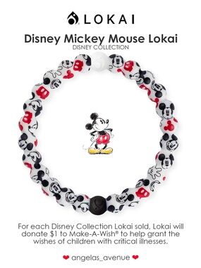 LOKAI Disney Mickey Mouse Lokai DISNEY COLLECTION NEW